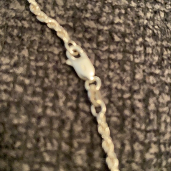 Sterling silver 18” braided rope chain - Picture 5 of 7